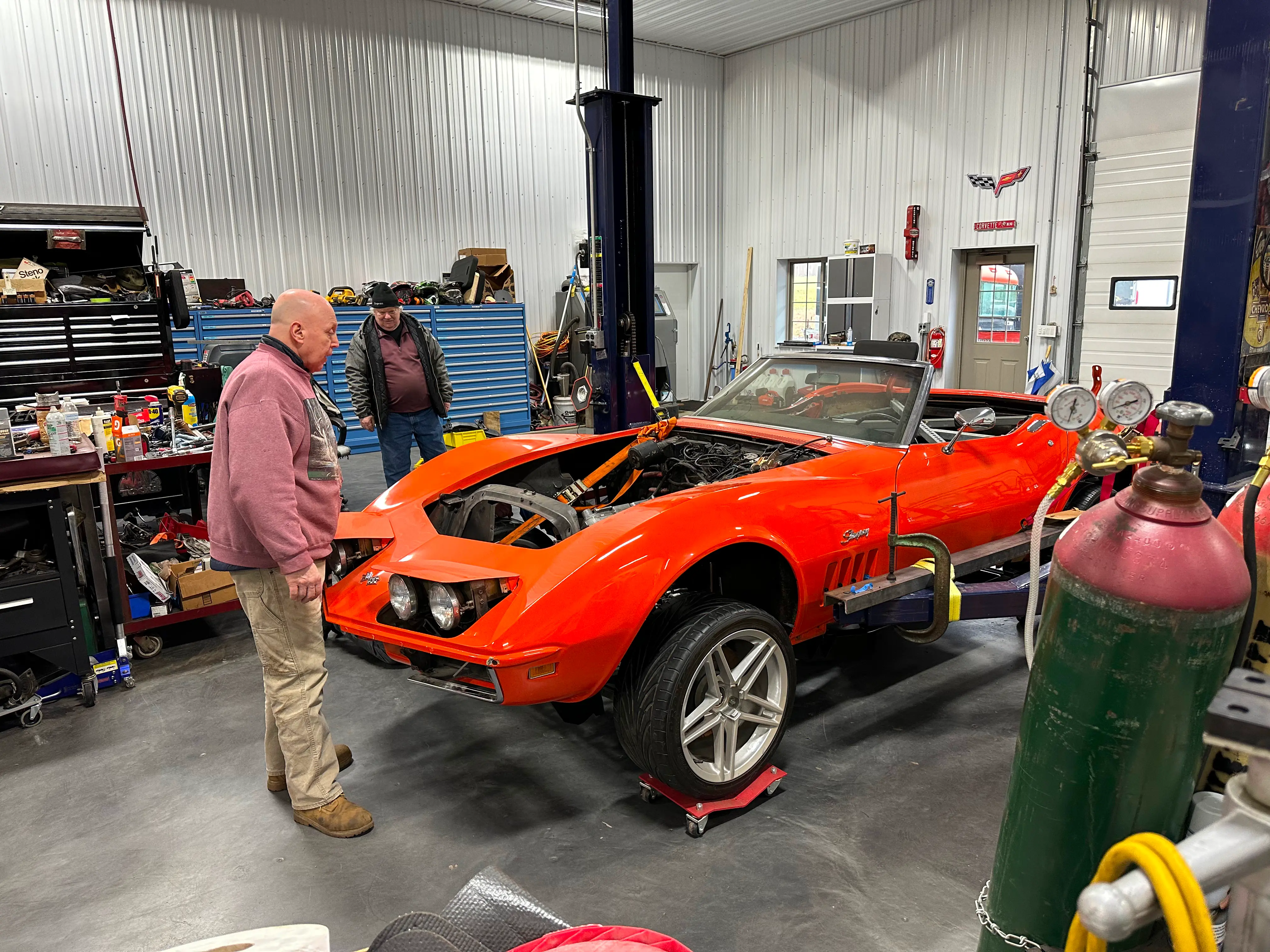 The body almost all the way down