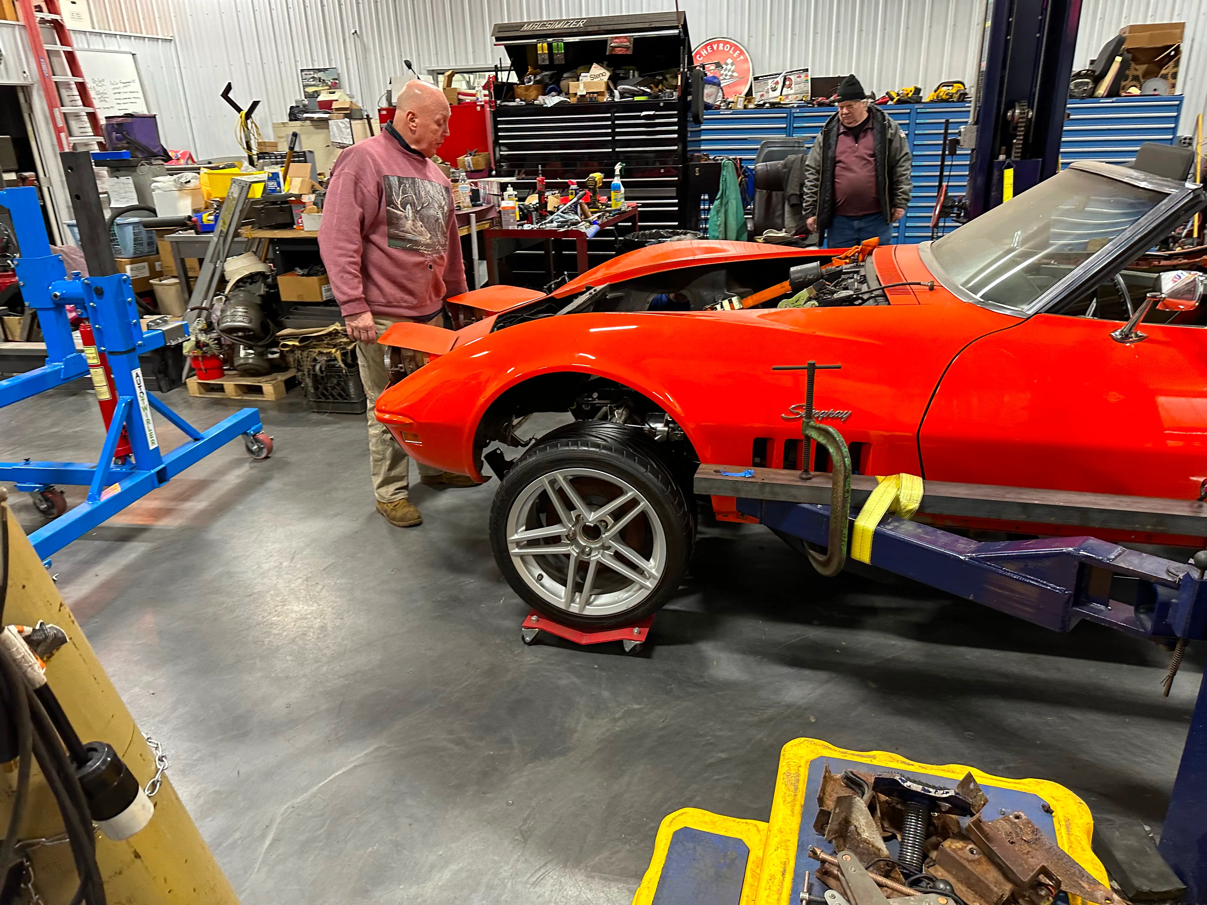 The body almost all the way down