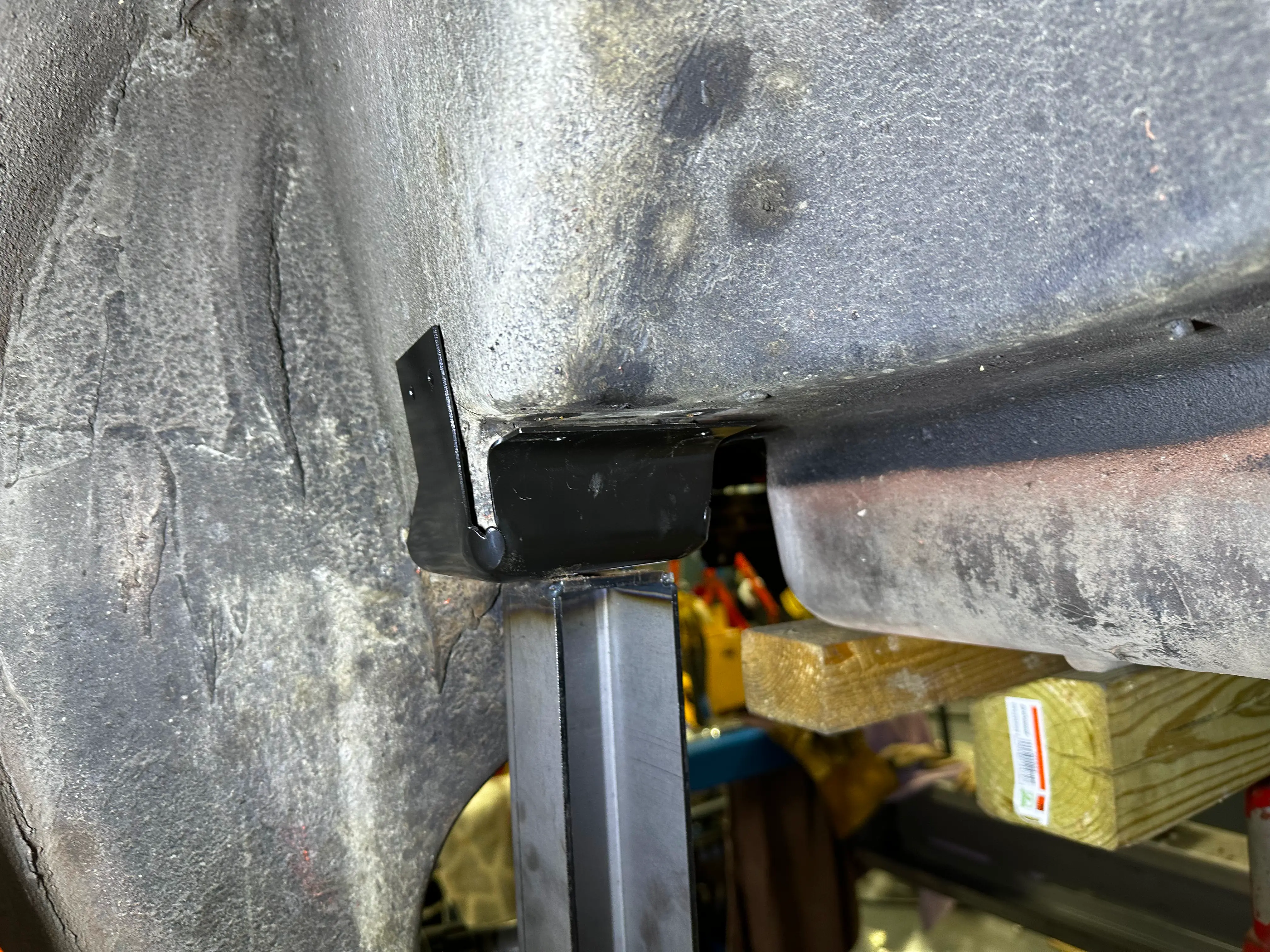 Number 4 body mount after repair